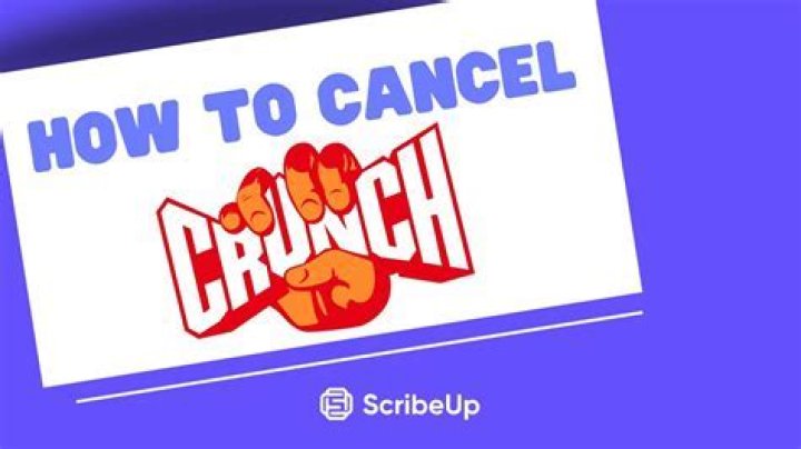 How do I cancel my Crunch membership?