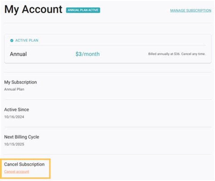 How do I cancel my SuperSummary subscription?