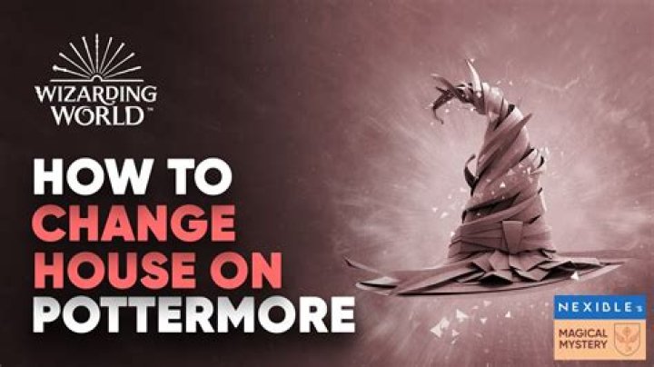 How do I change my sorting house on Pottermore?