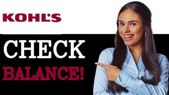 How do I check my Kohl’s cash balance?