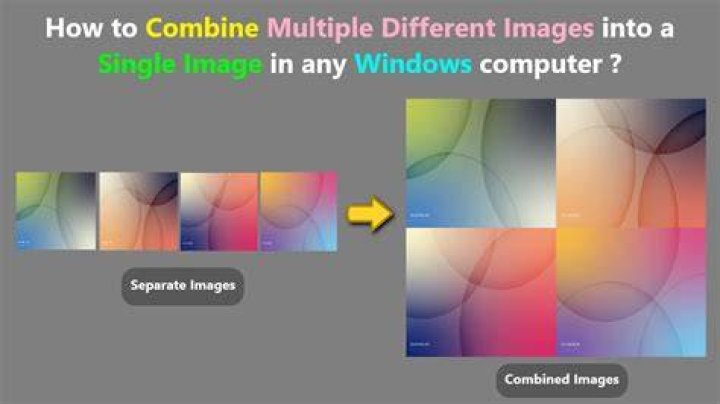 How do I combine multiple pictures into one PDF?