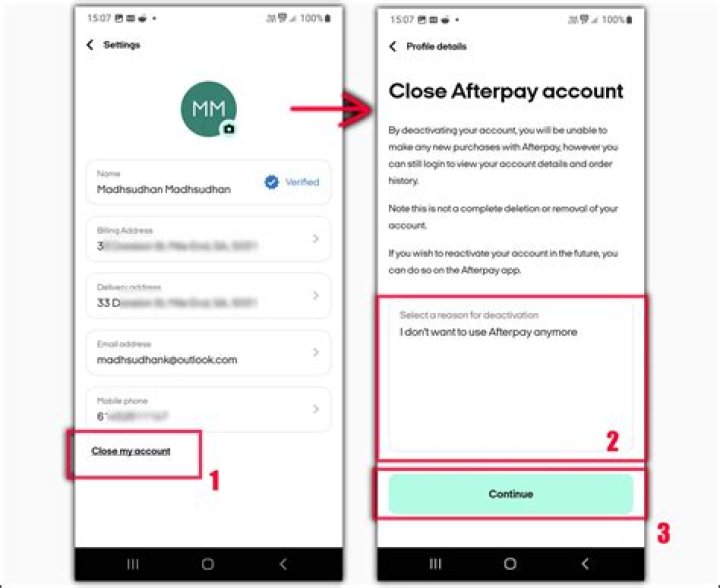 How do I delete an email account off my phone?