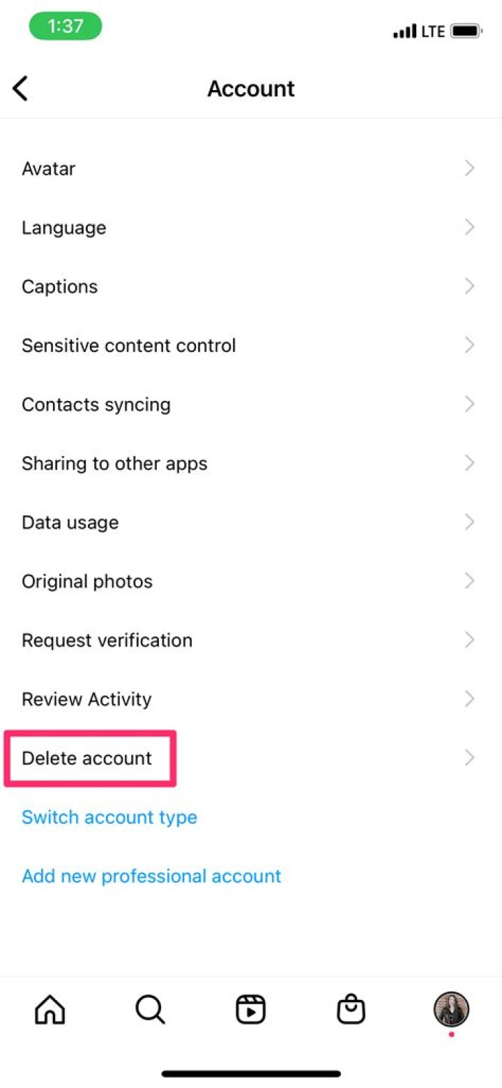 How do i delete an old tinder account?