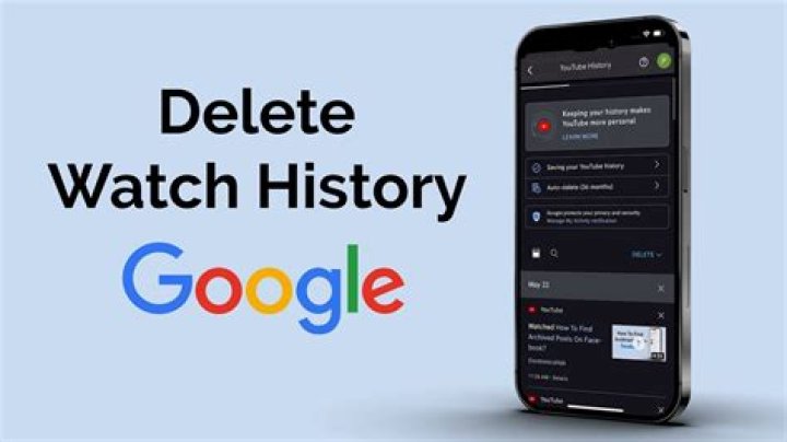 How do i delete google watch history?