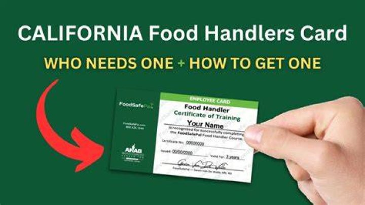 How do I get a food handlers card in San Bernardino?