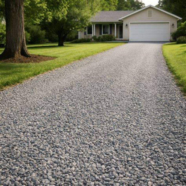 How do I get rid of algae in my gravel driveway?