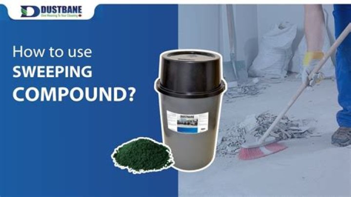 How do I make floor sweeping compound?