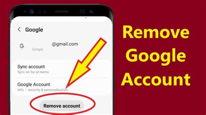 how do i remove a google account from my samsung duos?