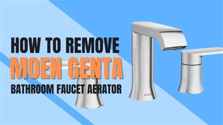 How do I remove a Moen recessed aerator?