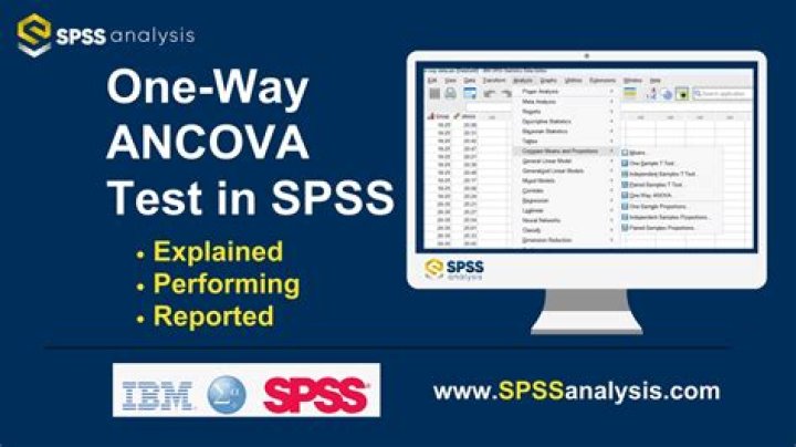 How do I report an Ancova in SPSS?