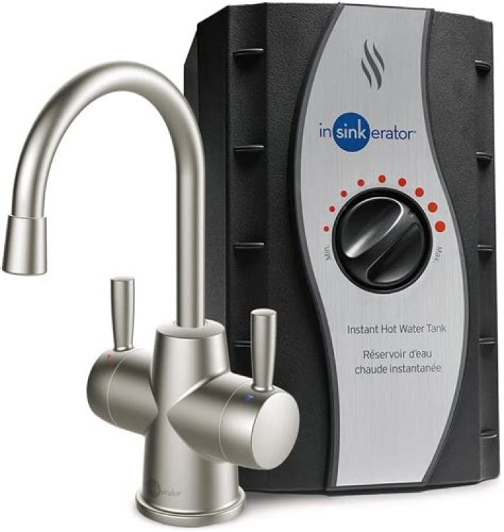 How do I reset my Insinkerator hot water dispenser?