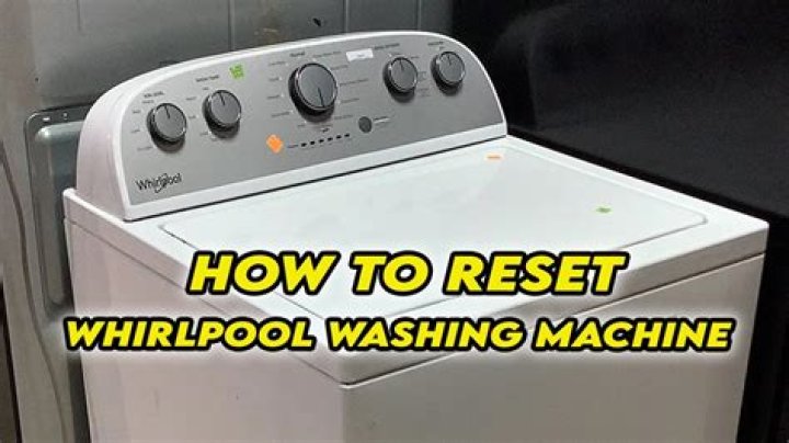 How do I reset my Whirlpool quiet partner?