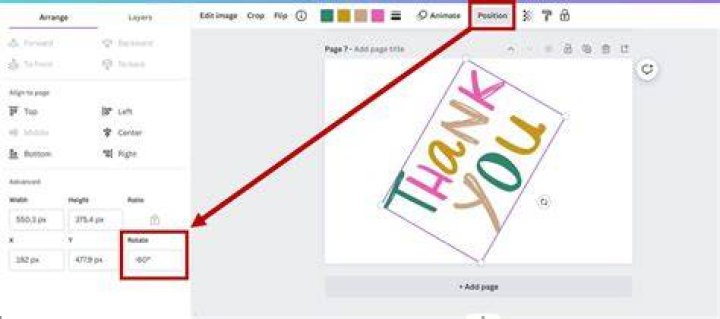 How do I rotate an object in OneNote?