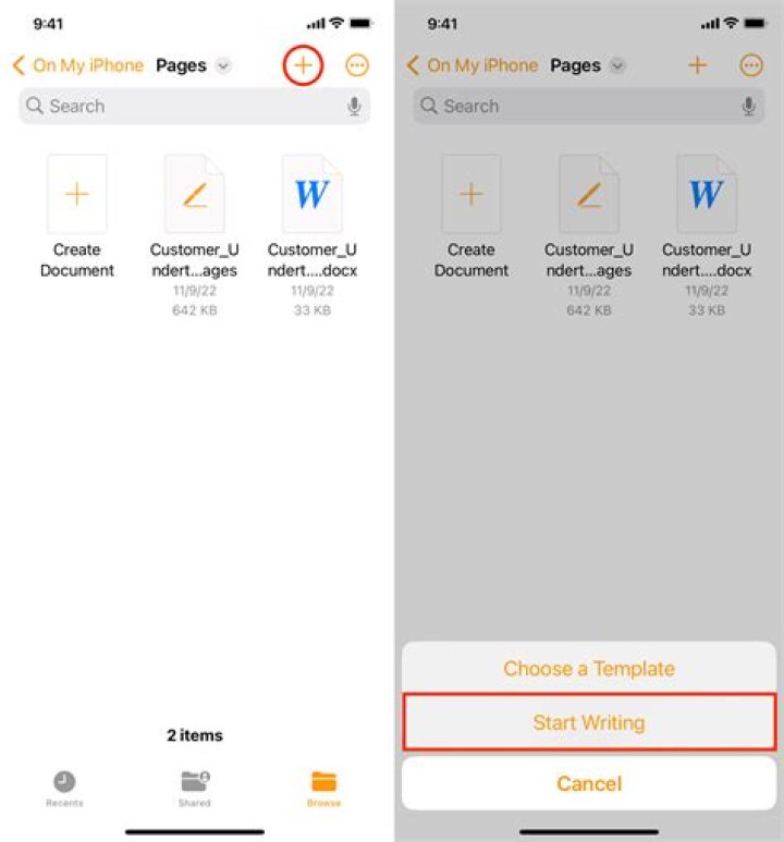 How do I save my resume as a PDF on my iPhone?