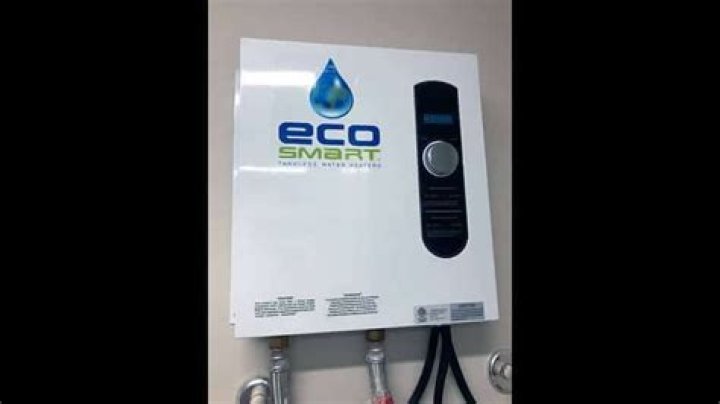 How do I turn on my EcoSmart tankless water heater?