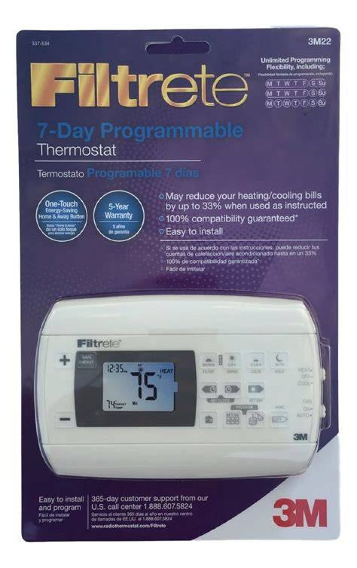 How do I unlock my filtrete thermostat?