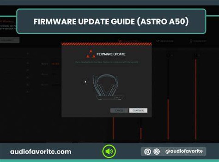 How do I update Astro a50 firmware?