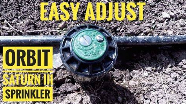 How do you adjust orbit sprinkler distance?