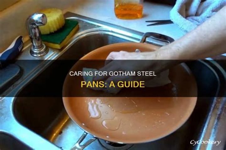 How do you care for Gotham steel pans?
