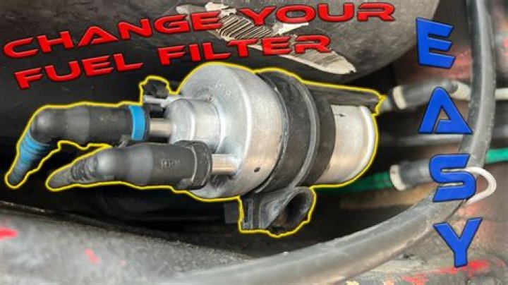 How do you change a fuel filter on a 2014 Ford Escape?