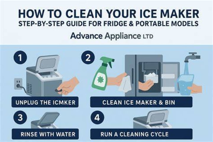 How do you clean a faux stainless steel refrigerator?