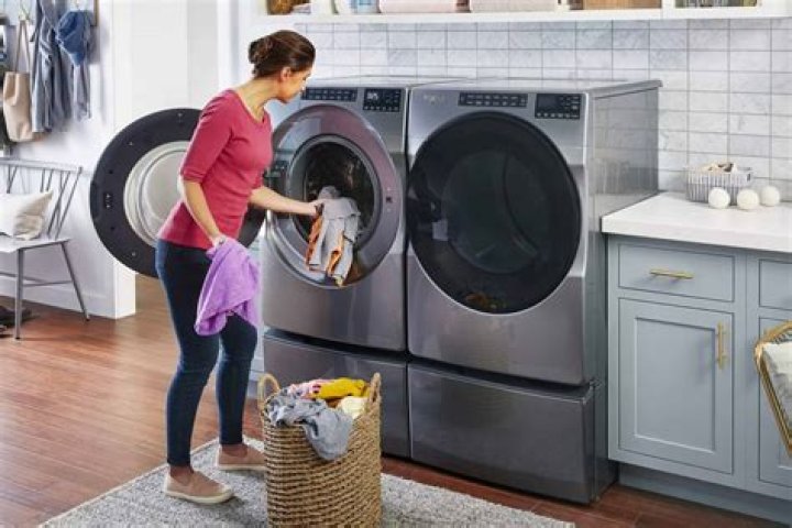 How do you clean a front load washer with CLR?