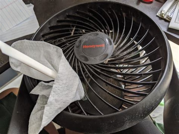 How do you clean a Honeywell Turbo Force fan?
