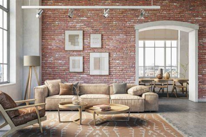 How do you clean an interior brick wall?