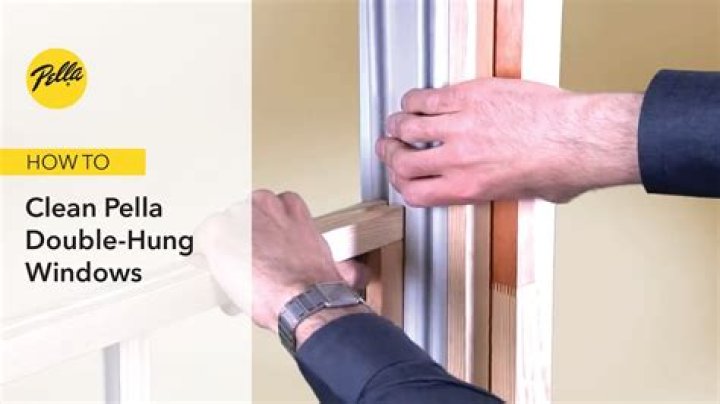 How do you clean Pella windows with blinds inside?
