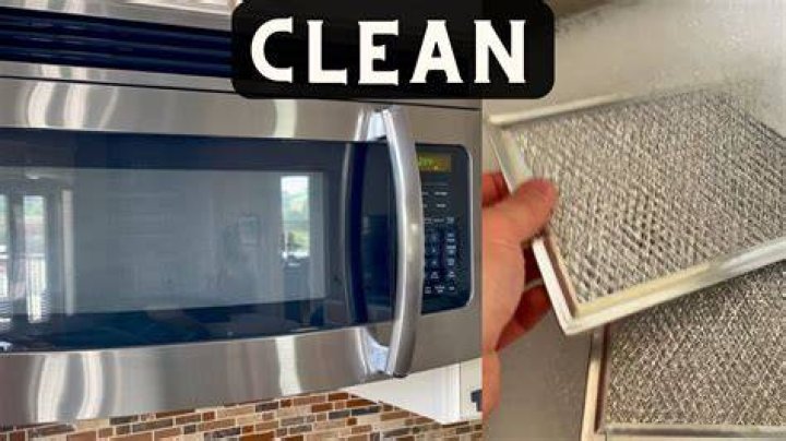 How do you clean the filter on a Samsung microwave?