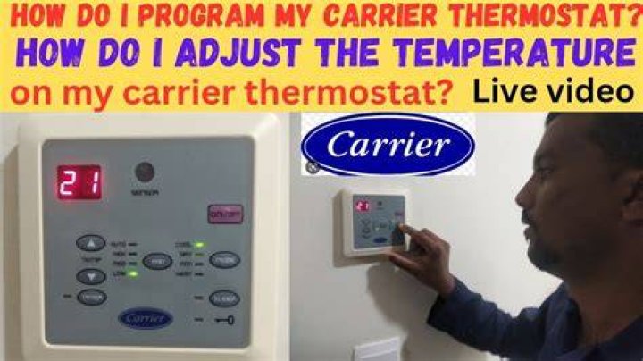 How do you clear a program on a carrier thermostat?
