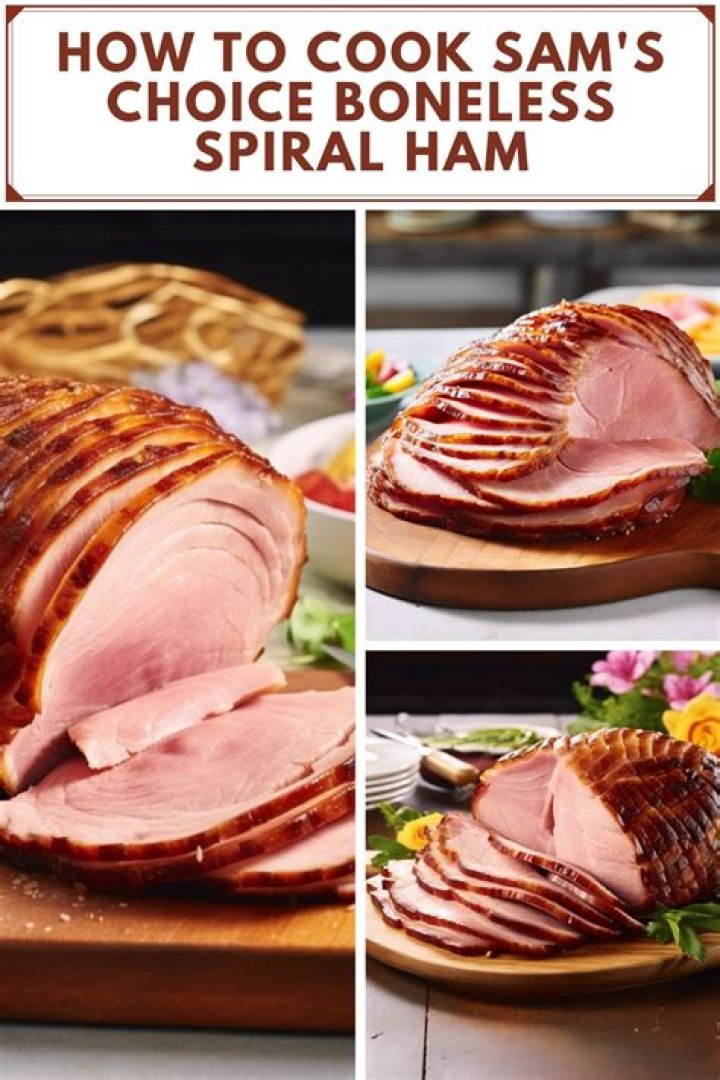 How do you cook a carando boneless spiral ham?