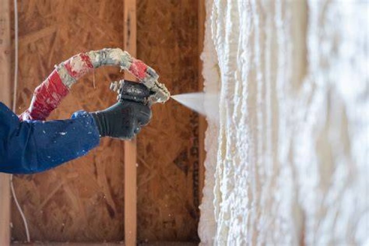 How do you cut spray foam?