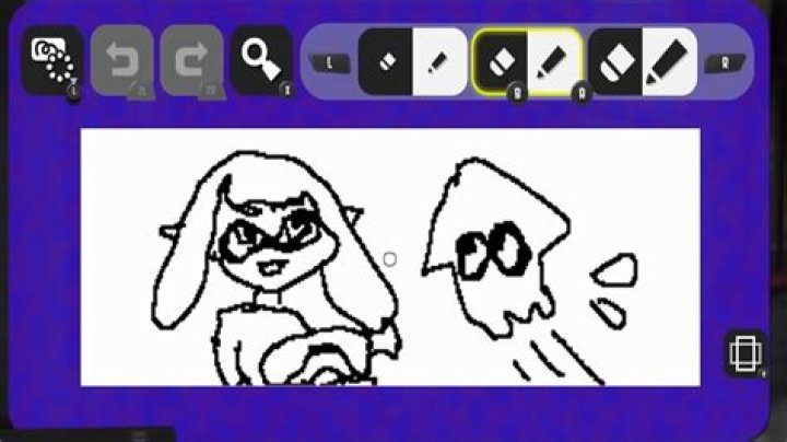 How do you draw messages in Splatoon 2?