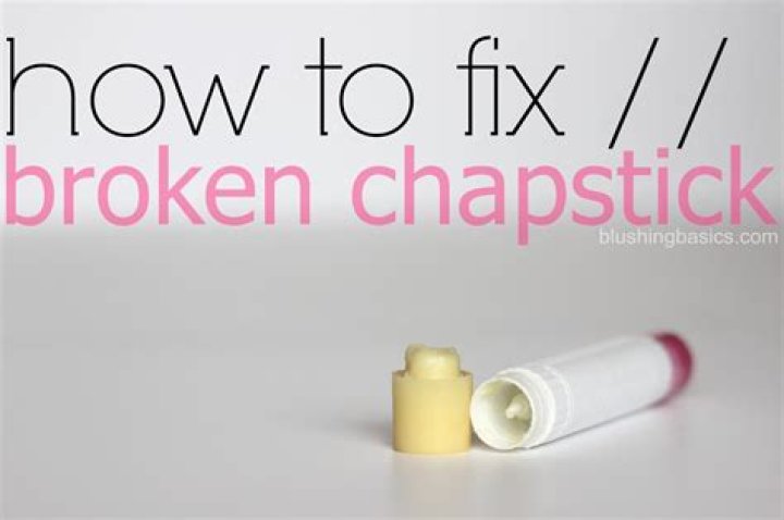 How do you fix Chapstick in the dryer?