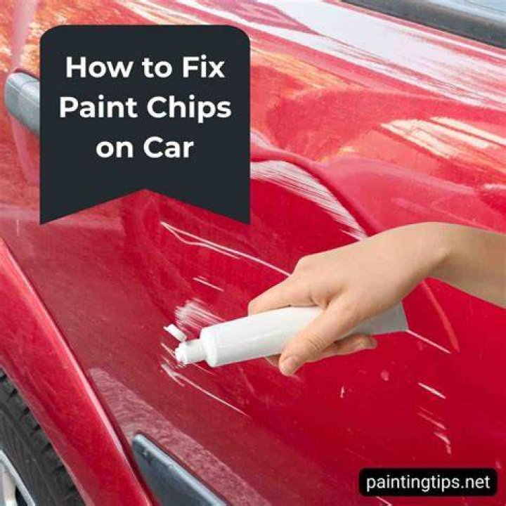 How do you fix paint chips on a golf club?
