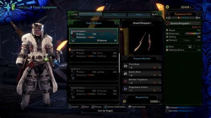 How do you get Dragonbone artifact in MHW?