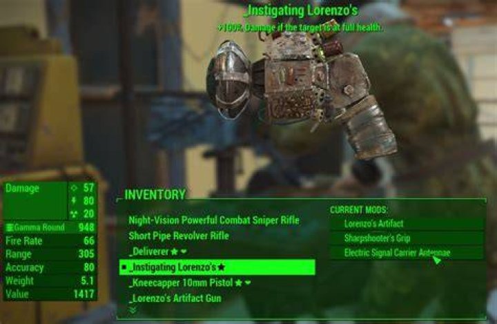 How do you get Lorenzo’s artifact gun?