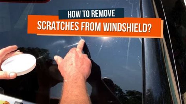 How do you get scratches off a driver side window?
