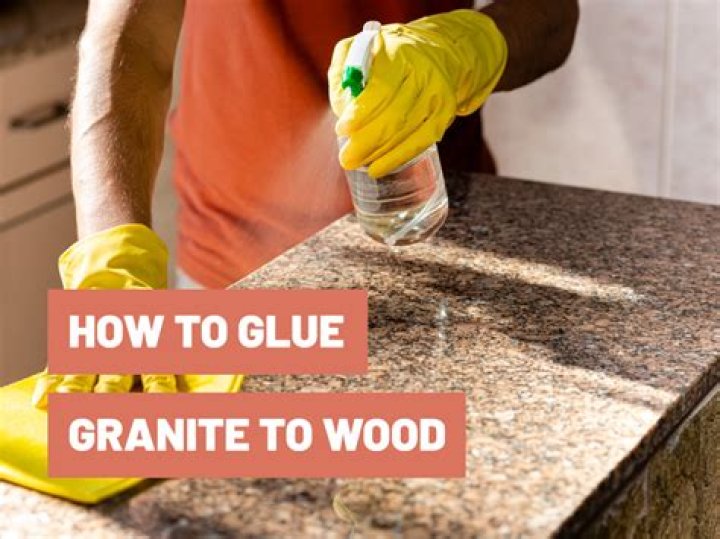 How do you glue granite edges?