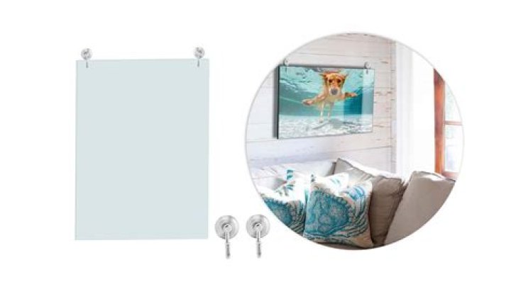 How do you hang acrylic sheets?
