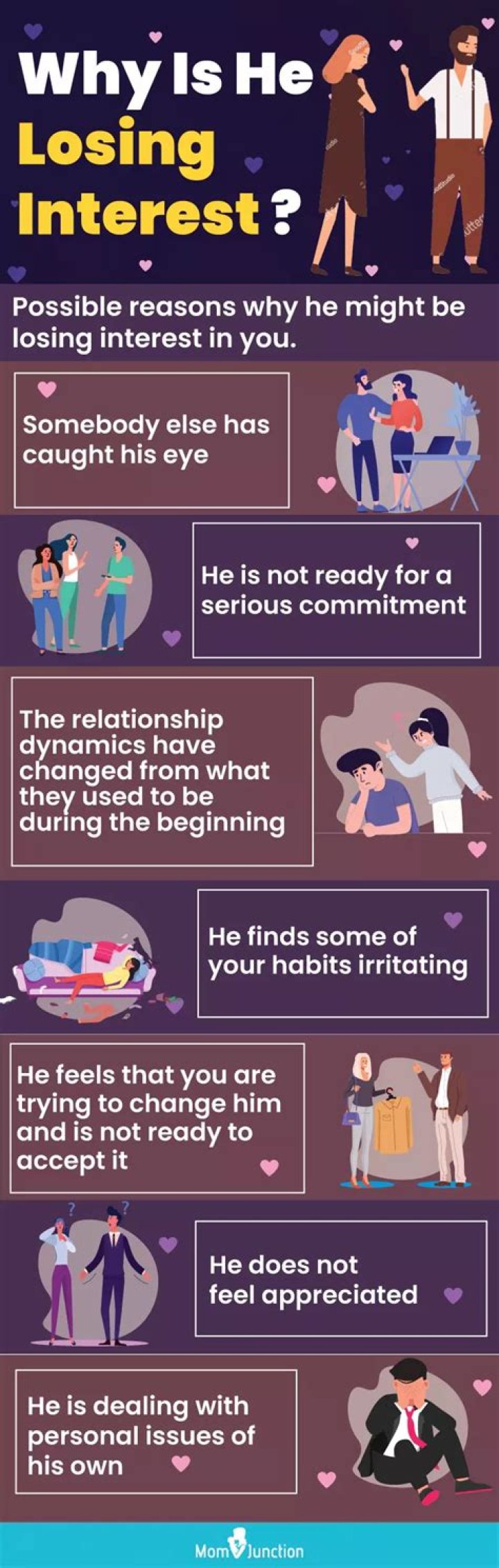 How do you know if a Virgo woman is losing interest?