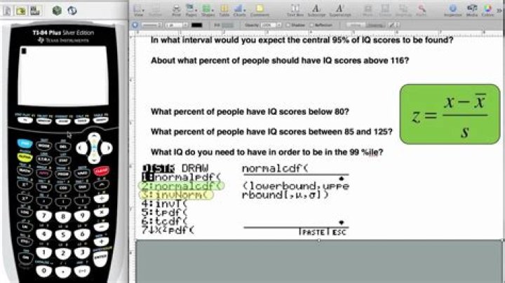 How do you know when to use invNorm or Normalcdf?