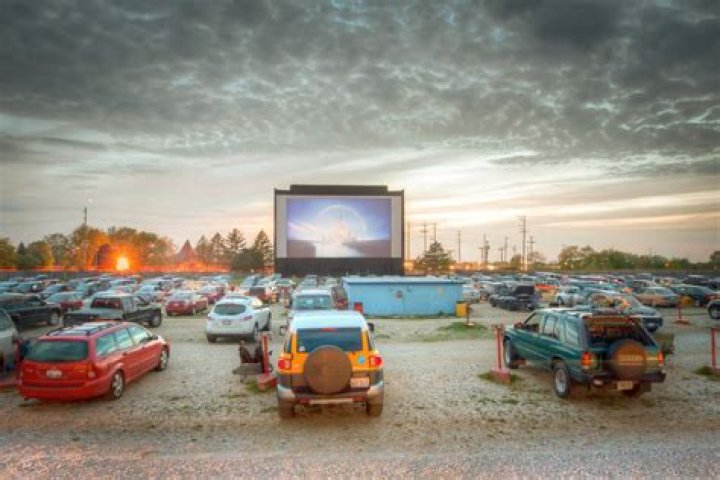 How do you listen to a movie at the drive in?