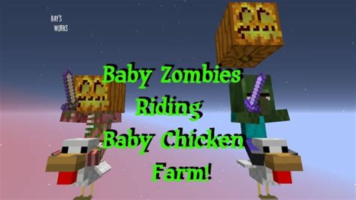 How do you make a baby zombie ride a chicken?