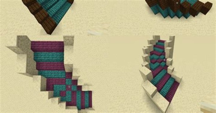 How do you make a curved staircase in Minecraft?