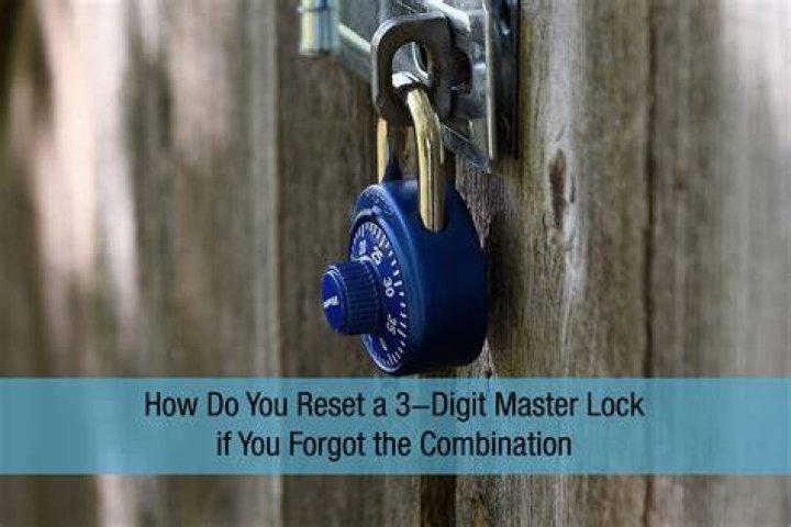 How do you open a Vaultz lock if you forgot the combination?