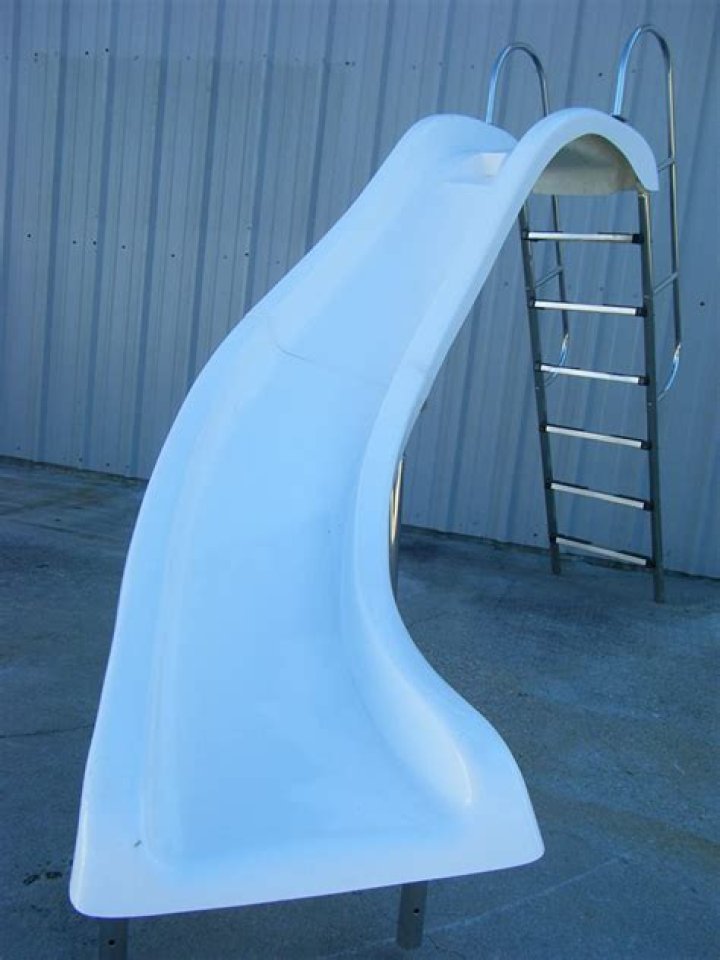 How do you paint a fiberglass pool slide?