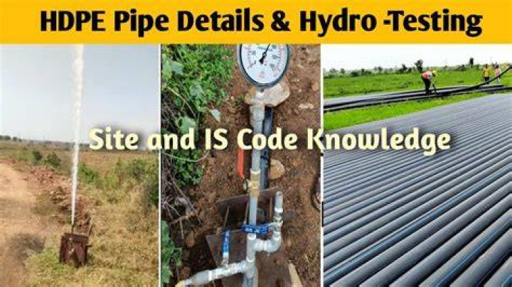How do you pressure test HDPE pipe?