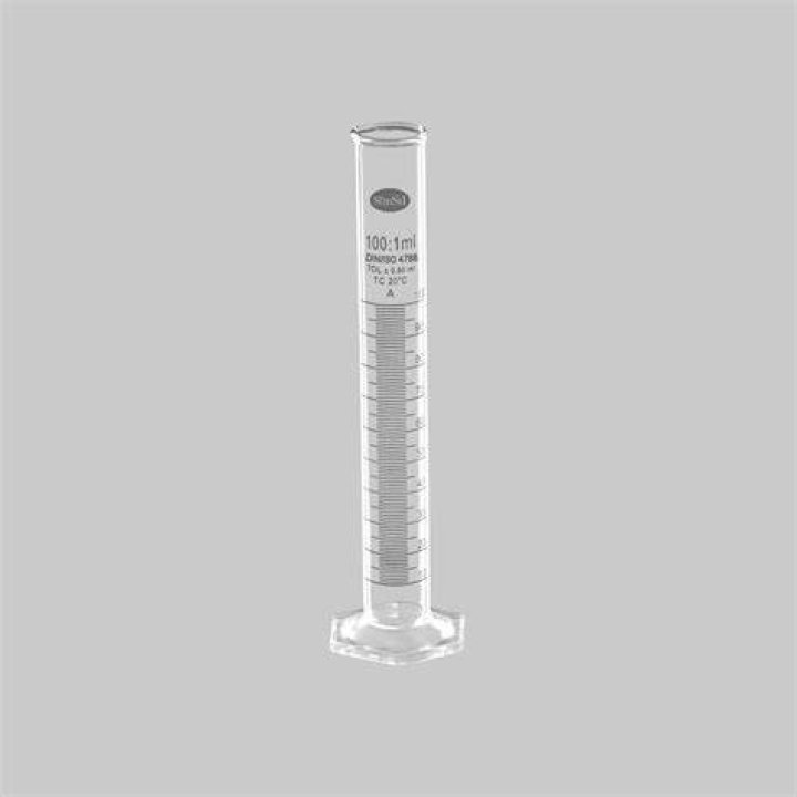 How do you read a 50 mL graduated cylinder?
